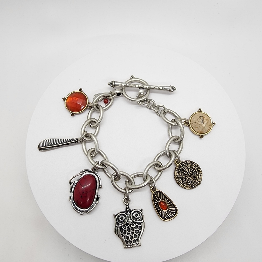 Lucky Brand Link Charm Bracelet